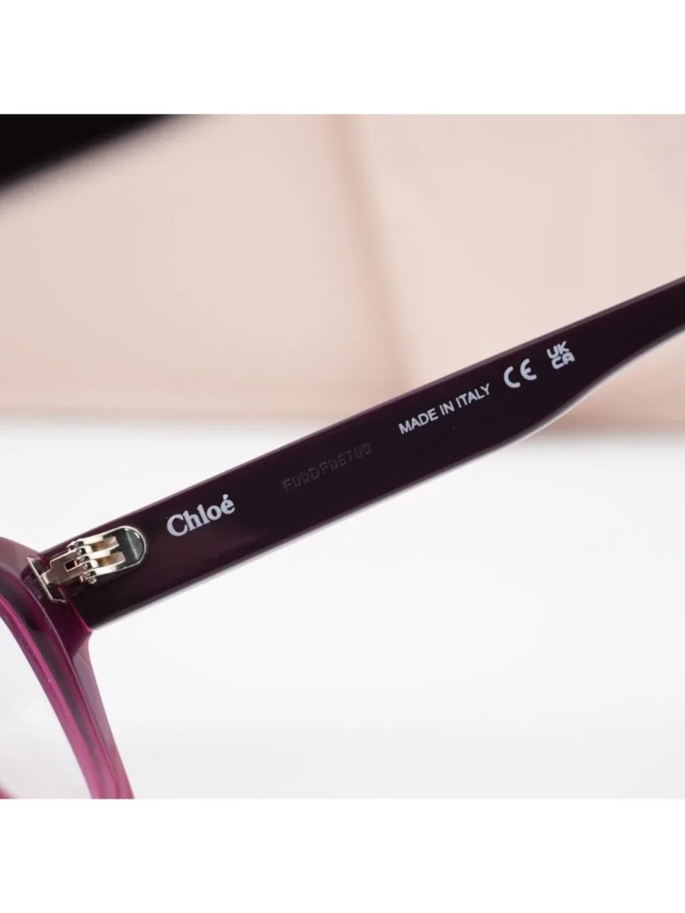 Chloe CH0242O 007 Square Eyeglasses 53mm - Bordeaux